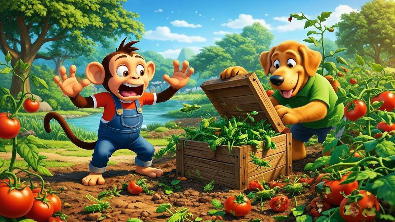 The Funniest Garden Surprise Ever! 🐛🍅