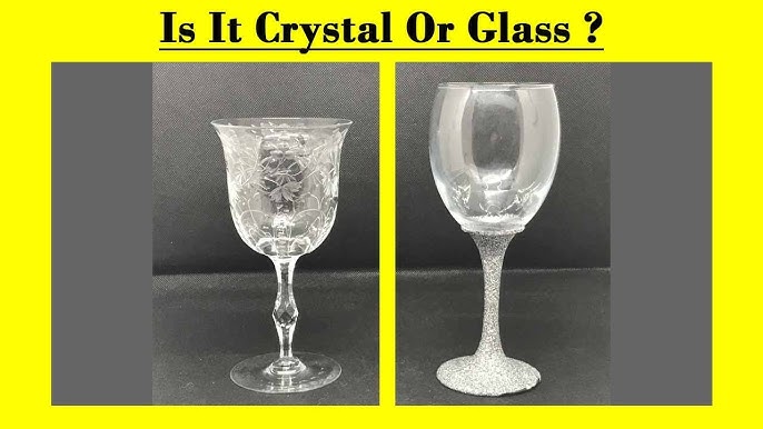 What is the difference between glass and crystal? - Friends of Glass