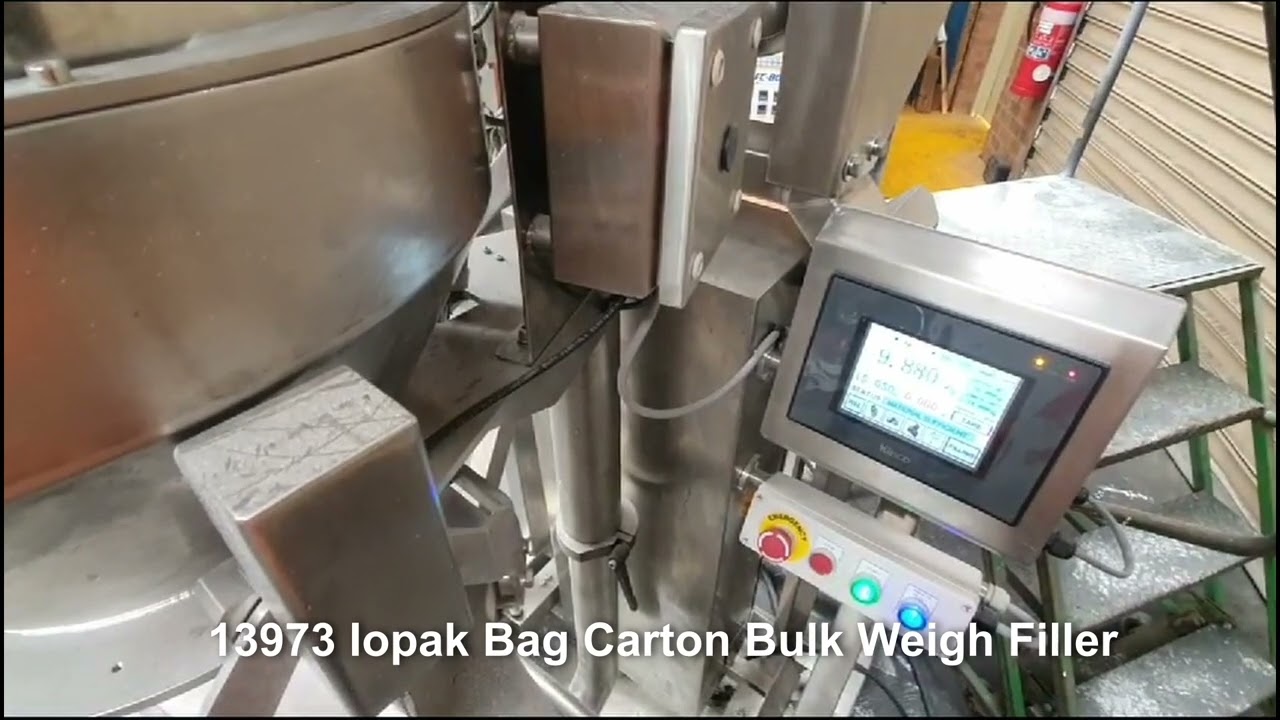 IOPAK Bag or Carton Bulk Weigh Filler (Dual Screw, All Stainless Steel) BW-10/50 [13973]