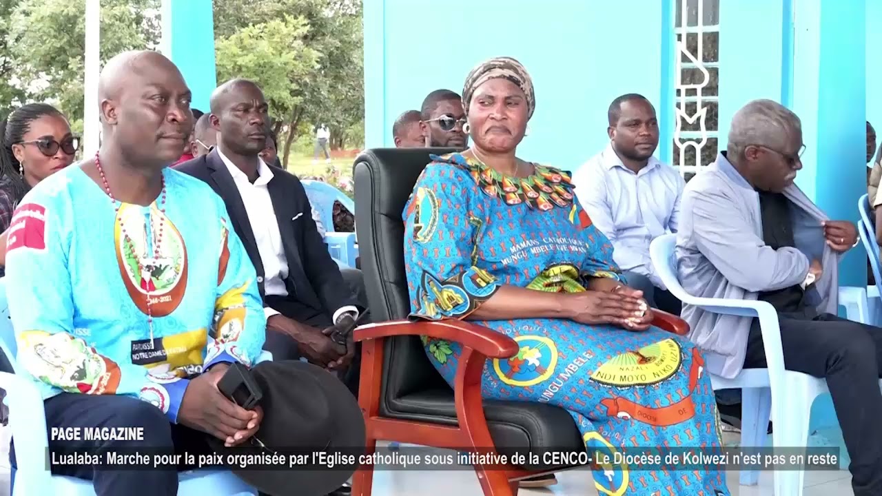 LUALABA: MARCHE DE LA CENCO POUR LA PAIX À L'EST DU PAYS, LE DIOCÈSE DE KOLWEZI FORTEMENT MOBILISÉ.