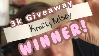 GIVEAWAY WINNER!!!! 8-18-14