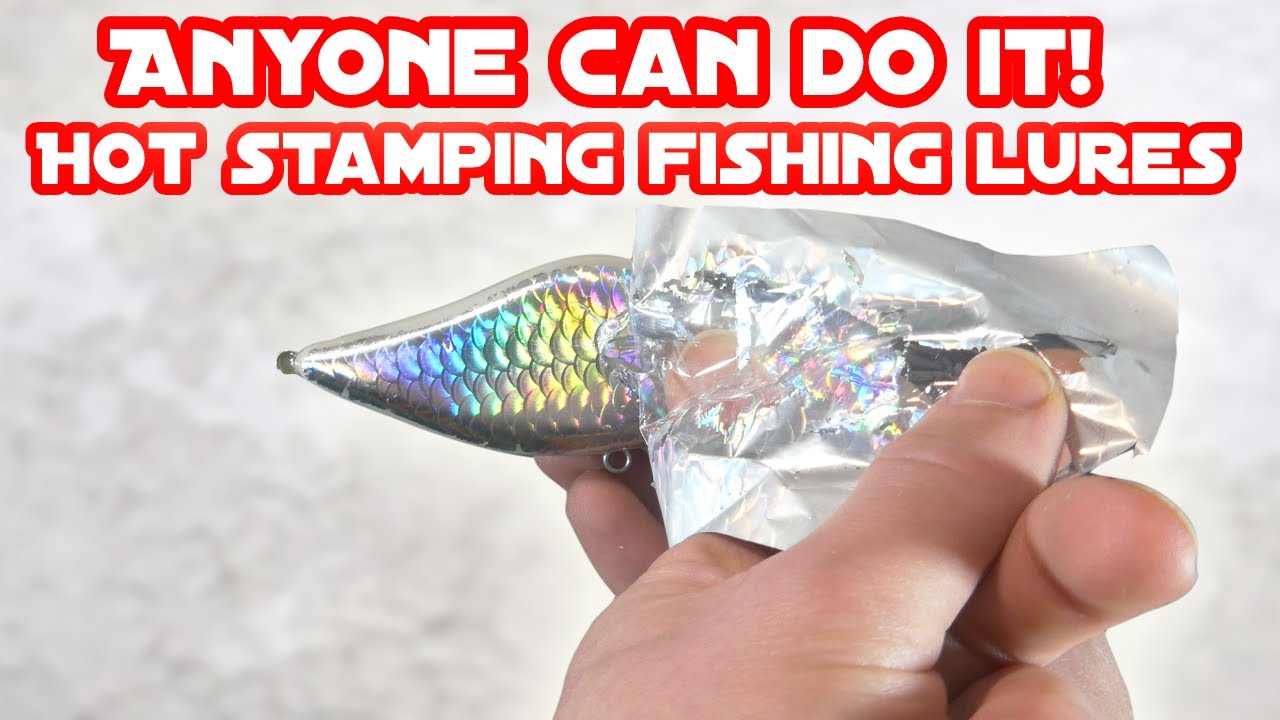 Step-by-Step: Hot Stamping Fishing Lures at home DIY 