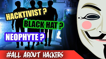 ALL ABOUT HACKERS || NEOPHYTE ? SCRIPT KIDDIES ? BLACK HAT HACKERS ? 🤔🤔🤔