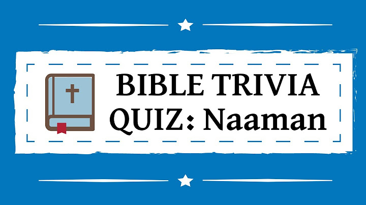 Easy bible trivia questions and answers multiple choice