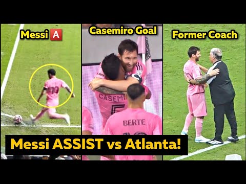 aroma4d x CAKRABOLA - Messi CRAZY Assist to Casemiro Goal for Inter Miami vs Atlanta United Reactions