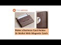 Make a DIY Wooden Business Card Holder or Wallet