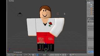 How to bend a Roblox Limb on Blender!