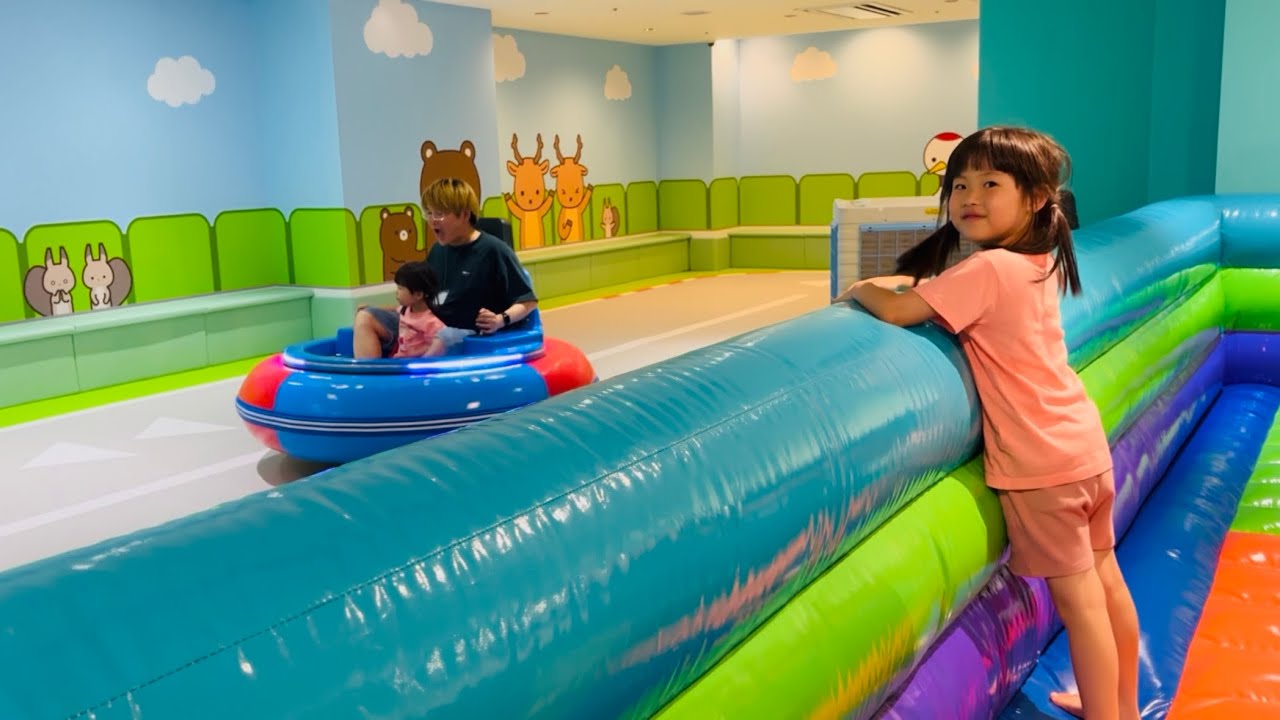 【森のソラニワ🌳アソボーヤがリニューアル】夏休みの家族旅行(6歳1ヶ月・3歳2ヶ月)