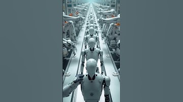 AI Art: Building the Future: Humanoid Robot Production Process 🌐🤖 #robotics #humanoidrobot #future