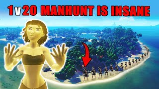 1 vs 20 ISLAND MANHUNT is INSANE (Sea of Thieves)