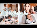 SAHM DAY IN THE LIFE WITH TWO UNDER TWO | BABY AND TODDLER | HOMESCHOOLING & CHOPPING MY HAIR