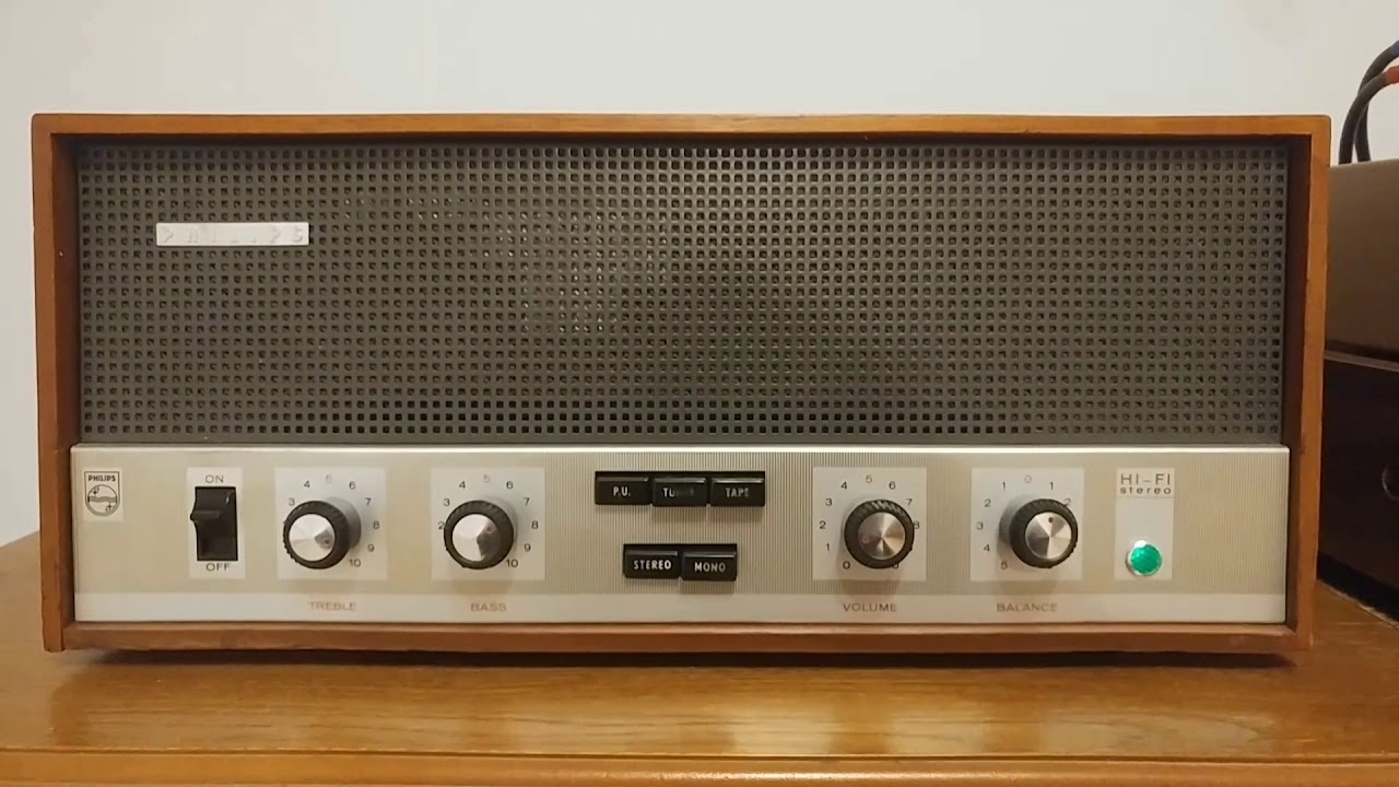 stijfheid tegel Verminderen PHILIPS AG 9018 vintage classic - YouTube