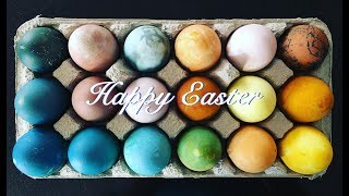 Naturally Dyed Eggs // HAPPY EASTER from ME to YOU!