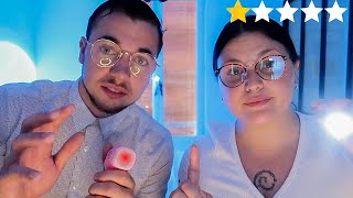 ASMR POV : Tu as rdv chez LA PIRE Ophtalmologue & son Assistant (@TomAsmrfr )