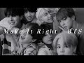 MAKE IT RIGHT - BTS (𝑺𝒍𝒐𝒘𝒆𝒅+𝑹𝒆𝒗𝒆𝒓𝒃)