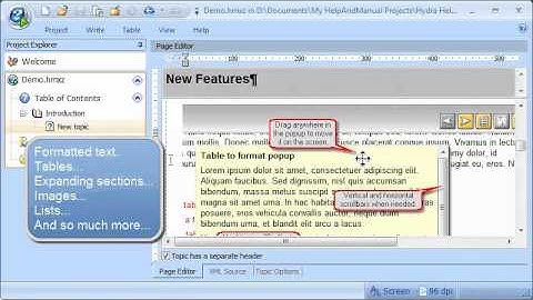 Writing technical documentation with Help & Manual