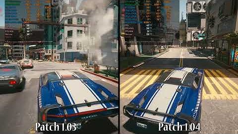 Cyberpunk 2077 PC 1.03 vs 1.04 Performance Comparison | GTX 1650 SUPER + R5 1600 AF + 16GB RAM