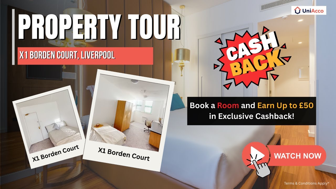 Penthouse Tour | X1 Borden Court Liverpool | Student Accommodation in Liverpool | UniAcco