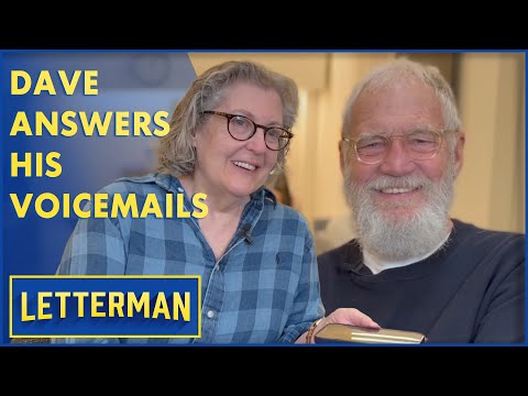 Dave Answers His Voluminous Voicemails | Letterman @The North Face