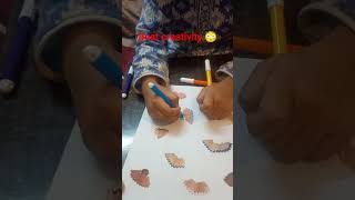 “Waste Material Craft for Kids | Creative School Activity”#viral #trending #shorts #drawing #fun