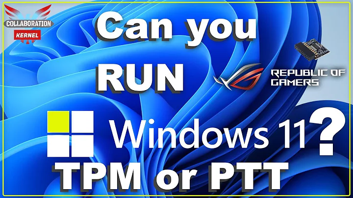 Does your PC have TPM or PTT ready for WINDOWS 11