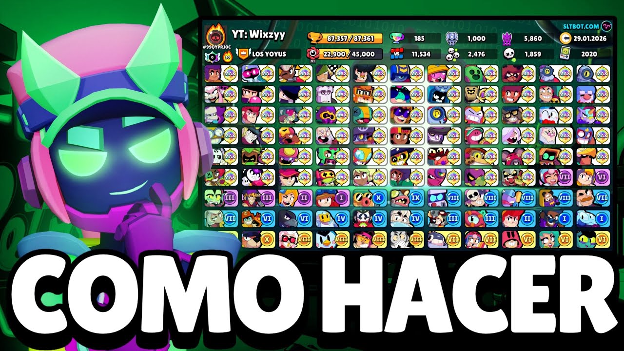 COMO CREAR la IMAGEN PERFECTA de tu PERFIL de BRAWL STARS 👑