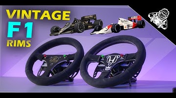 Als Ayrton Senna een Sim Rig had! 3DRap Vintage F1 Replica wielen | McLaren Honda MP4/4 | Lotus 98T