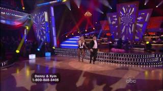 Donny Osmond and Kym Johnson Dancing with the Stars final