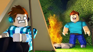 Roblox - UM NOVO MALUCO NO ACAMPAMENTO!