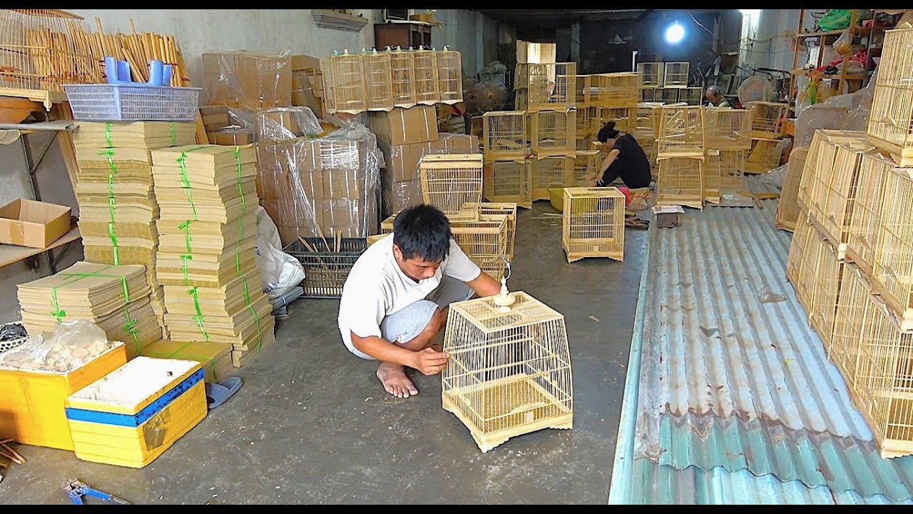 Идеальный процесс. Специальная фабрика во Вьетнаме по производству клеток для птиц