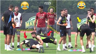 🤣[VIDEO]:Kai Havertz \& Jorginho FORCED To Do Push-Ups After MISSING OUT A Drill,Declan Rice,Timber.