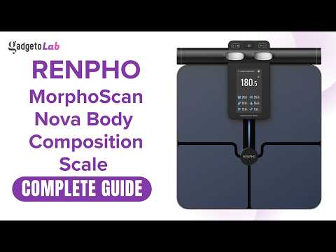 RENPHO MorphoScan Nova Smart Scale Features Setup Complete Buying User Guide