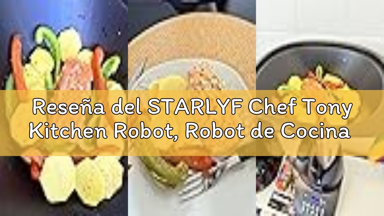 Reseña del STARLYF Chef Tony Kitchen Robot, Robot de Cocina versátil, 1.7L, 10 velocidades, Multifun