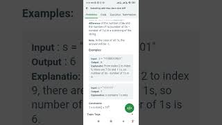 DSA Coding challenge: Substring with Max Zero-One Diff