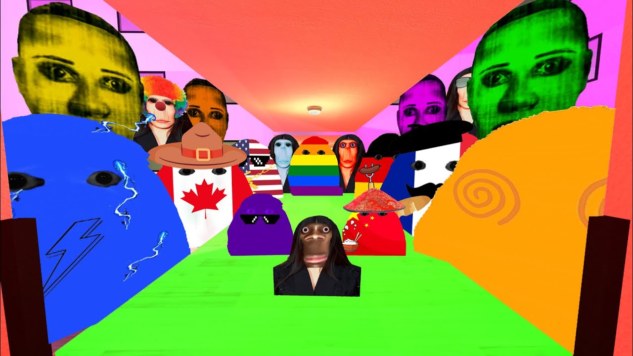 Angry Munci Multiverses, Angry Munci Family And Rosalia Bizcochito Family Nextbot Gmod