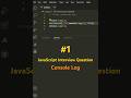 #1 JavaScript Tricky Question Series | Console Log | setTimeout #1million #js #javascript #coding