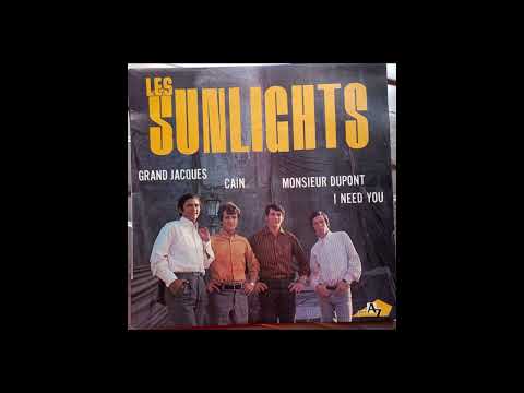 Les Sunlights — Les Sunlights - Caïn (1966 AZ 1069 Grand Jacques EP 2 of 4) Vinyl rip