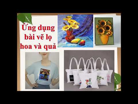 Sử dụng sản phẩm đã học để trang trí bìa lịch hoặc túi xách