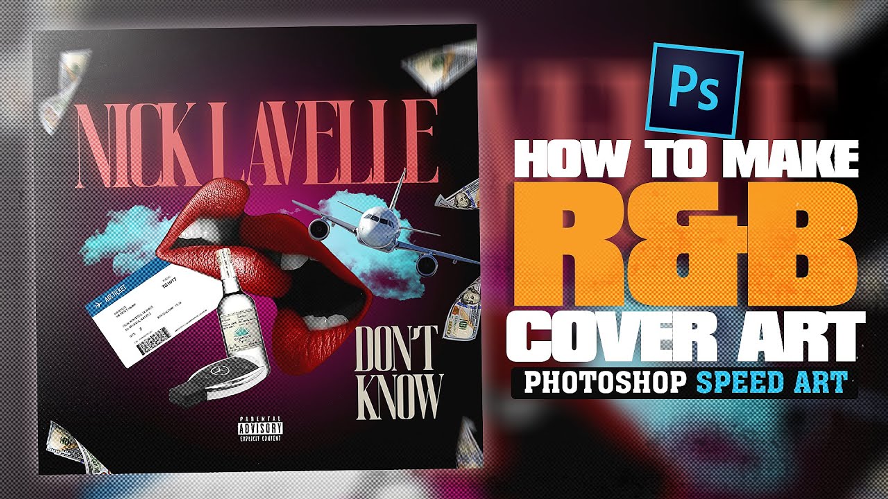 How to Create A R&B Cover Art Design in Photoshop [Speed Art] - YouTube