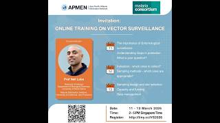 APMEN Online Training on Vector Surveillance 2026 -  Day 1