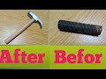 iron restoration nut bolt making to hammer 🔨
