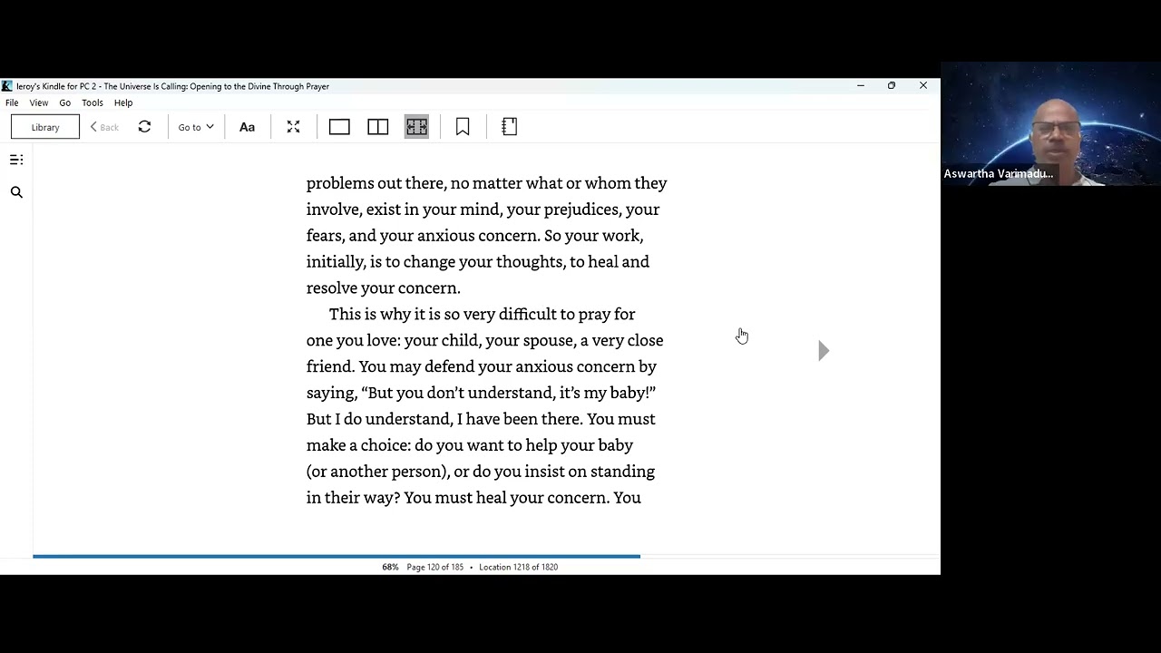 The Universe is calling by Eric Butterworth Day 18 Reading and Discussion