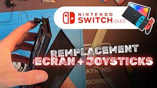 Nintendo Switch OLED : Réparation Complète Écran OLED et Joy-Con Drift