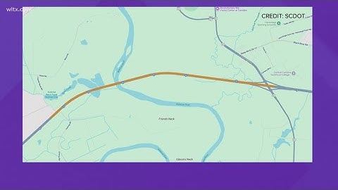 I-20 westbound bridge temporary lane closure