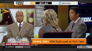 ESPN FIRST TAKE (7/1/2016) JOAKIM NOAH, NEW YORK KNICKS NEAR AGREEMENT ON 4 YEAR, $72 MILL