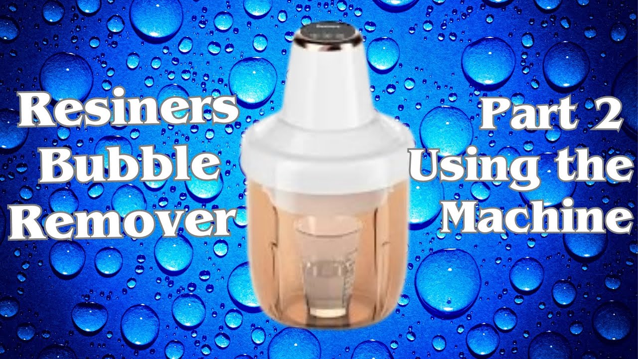 Resiners Bubble Remover Video Part 2 - Using the Machine 