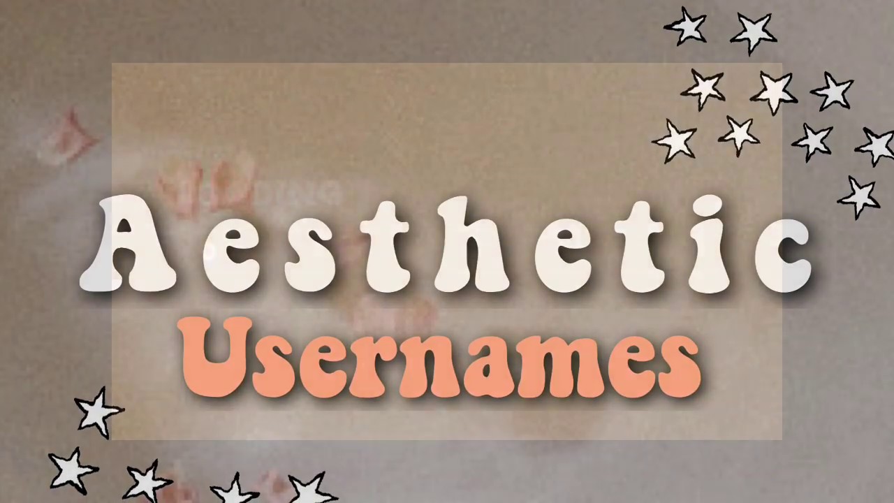 Aesthetic Roblox Username List