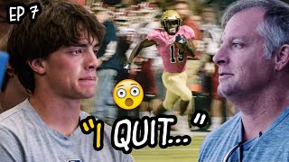 “My WHOLE LIFE'S Been Football!” Star WR Stresses Over D1 Offers. Coach Is BENCHING Starting QB!?