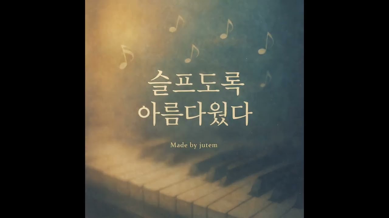 슬프도록 아름다웠다       by.쥬뗌