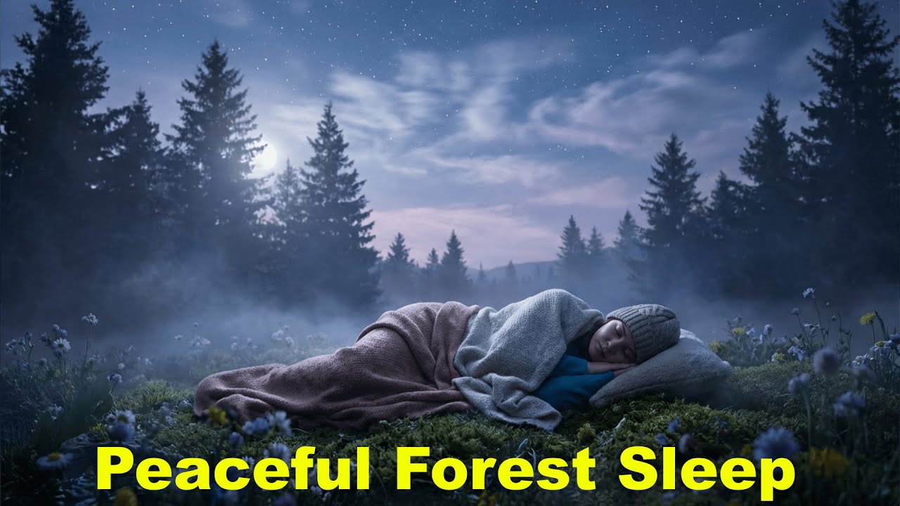 Peaceful Forest Sleep 🌿 Gentle Flute Music for Relaxation